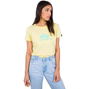 Alpha Industries Rainbow T-shirt voor dames Pastel Yellow