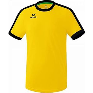 Erima uniseks-volwassene Retro Star shirt (3132123), geel/zwart, XXL