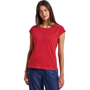 STREET ONE - Shirttop - Glory Red - Met Decoratieve Tape