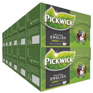 Pickwick Original English Tea Zwarte Engelse Thee (240 Theezakjes - 100% Natuurlijk - UTZ Gecertificeerd) - 12 x 20 Zakjes