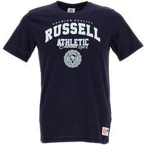 RUSSELL ATHLETIC SS Crewneck T-shirt met korte mouwen, Marine., 176
