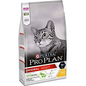 Purina Pro Plan Optirenal Kattenvoer voor volwassenen, rijk aan kip, 6 verpakkingen van 1,5 kg