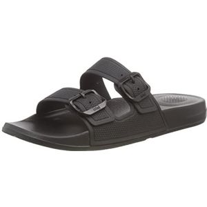 Fitflop Dames Iq'8217 sandalen met twee bar gesp, Zwart, 40 EU