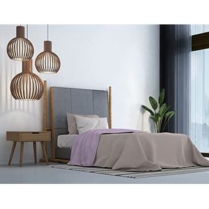 Beddengoedset trendy chic, paars, Frans bed