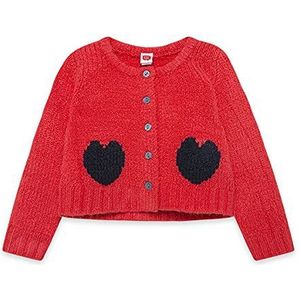 Tuc Tuc Hello London FW21 Tricot-jas met knopen, voor meisjes, rood, 18 m