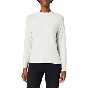 TOM TAILOR Denim Dames Sweatshirt met raglanmouwen 1029131, 27832 - Soft Greyish Green Melange, M