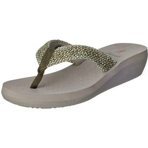 SPICE UP Afragola, damessandalen met sleehak, 31006 groen, 39 EU