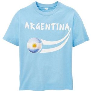 Supportershop Argentijnse T-shirt supporter Enfant Bleu Ciel FR : 10/11 ans (Taille Fabricant: 10/11