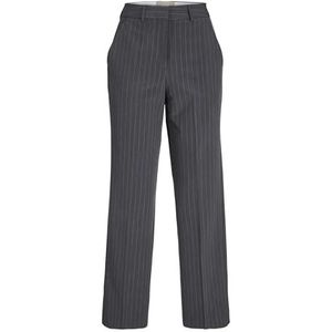 JJXX Dames Jxmary Gestreepte Hw Pant PNT Noos Chino, Donkergrijze mix, 25W / 32L