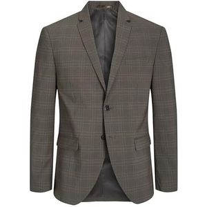 JACK & JONES JPRFRANCO Check Blazer SN, Falcon/Checks: super slim fit, 54