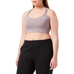 Nike AQ8686-531 Favorites Strappy Bra Sportbeha voor dames, Purple Smoke / (wit) S