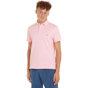 Tommy Hilfiger Heren S/S Polo's, Romantisch Roze, 3XL grote maten tall