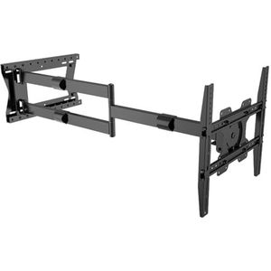 Nanook 2120 TV muurbeugel met lange arm voor 42-75 inch TV's, Extra lange uittreklengte tot 120 cm, Sterke full-motion TV beugel, Max. 40 kg, Draaibaar tot 180°, Max. VESA 400x400, zwart