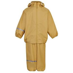 Celavi Unisex Basic Recycle Pu Rainwear Set voor kinderen, rotan., 110