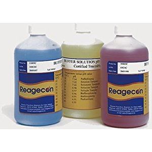 Dutscher 440467 Reagecon Colour, pH-waarde tot 25 °C, pH-waarde 4,00 ± 0,01, 1000 ml fles