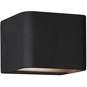 Trio Leuchten LED wandlamp Melvin 223910132, metaal zwart mat, incl. 4,3 watt OSRAM LED, Switch dimmer