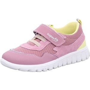 Superfit Sport7 Mini Sneakers voor meisjes, Roze Geel 5500, 34 EU