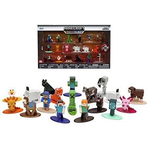 Jada Toys - Minecraft Multipack Pack Nano - Wave 8 - Set van 18 Die-cast, Nano verzamelfiguren - Geschikt voor alle leeftijden - Meerkleurig