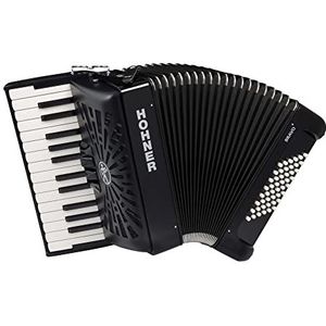 Accordeons piano-accordeon Chromatico BRAVO II 48 zwart A16522 SILENTKEY