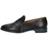 Instappers - Effen - Leer - Blokhak - Slip-on