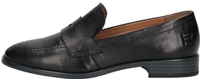 Instappers - Effen - Leer - Blokhak - Slip-on