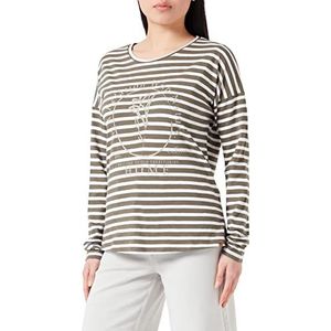 Camel Active Womenswear Damestrui, Wit/Grijs Olijf Straat, XL