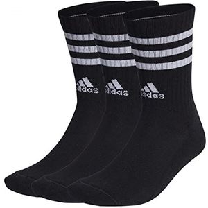adidas 3 Stripes Standaard Sokken, Black/White, XS