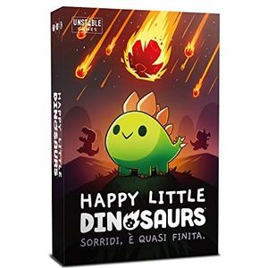 Asmodee - Happy Little Dinosaurs, bordspel, 2-4 spelers, 8+ jaar, Italiaanse editie