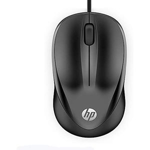 HP - 1000 - Computer Muis - Zwart - Kunststof - 1200 dpi, USB Aansluiting