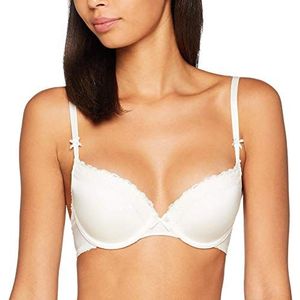 s.Oliver Push-up beha voor dames met kant en uitneembare pads, Cream (1493), 70B