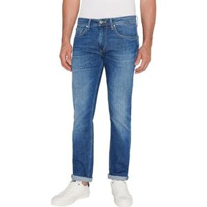 Pepe Jeans Heren rechte jeans, blauw (Denim-HT4), 36W/34L, Blauw (Denim-ht4), 36W / 34L