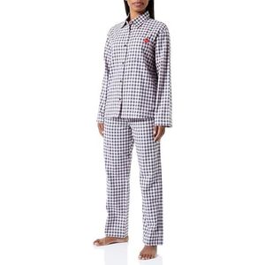 BOSS Flanella pyjama voor dames, Open pink690, M