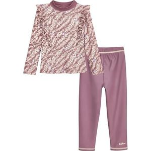 Playshoes UV-bescherming set lange mouwen, Set met lange mouwen bloemetjes, 74-80