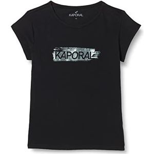 Kaporal Flint T-shirt voor meisjes, Zwart, 10 Jaar