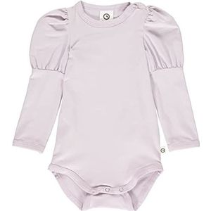 Müsli by Green Cotton Babymeisjes Cozy Me Puff L/S Body and Toddler Training Underwear, Soft Lilac, 56 cm