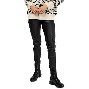 Little Mistress Dames Vogue Williams PU Lederen Leggings, Maat 8 UK, Zwart