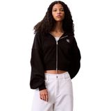 Sweatvest - Effen - Sweatstof - Capuchon - Lange Mouw - Losse Pasvorm