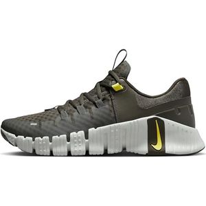 Nike Free Metcon 5 Sneakers voor heren, Sequoia/High Voltage-Light Silver, 51,5 EU, Sequoia High Voltage Light Silver, 51.5 EU