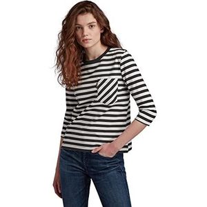 G-STAR RAW Dames Stripe Pocket Loose T-Shirt