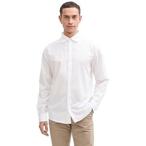 TOM TAILOR heren overhemd, 20000 - wit, M