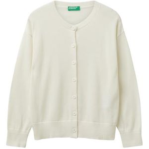 United Colors of Benetton Jas M/L, Wit, 140 cm