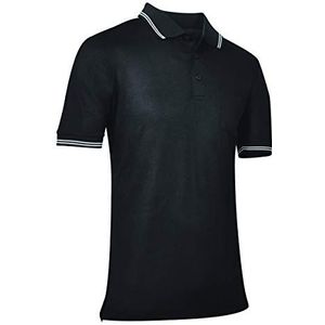 CHAMPRO Baseball/Softbal Umpire Polo Shirt - Polyester, Volwassen 3X-Large, Zwart
