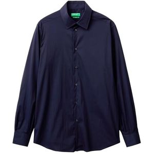 United Colors of Benetton Overhem, Blauw, XL