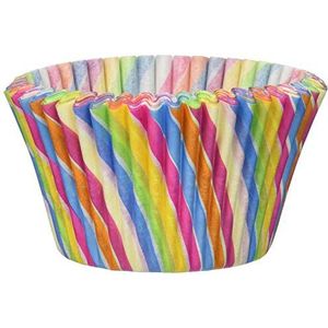 Cupcake Creations Jumbo Bakbekers-Regenboog Swirl 24/Pkg, andere, veelkleurig, 6.35 x 10.41 x 20.32 cm