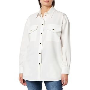 Pinko CicLIPA Fluid Overhemd, Z05_wit-sneeuwwit, XS