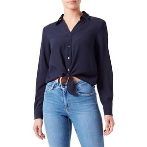 ONLY Dames Onlnova Lux L/S Knoop Shirt Solid Ptm Blouse, night sky, S