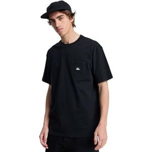 Quiksilver - T-shirt Salt Water Pocket - Zwart - Korte Mouwen - 100% Katoen