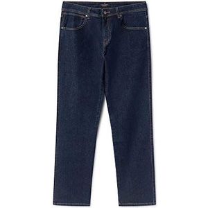 Hackett London Heren Rinse Wash Cl Denim Straight Jeans, blauw (Denim 000), 44W x 32L