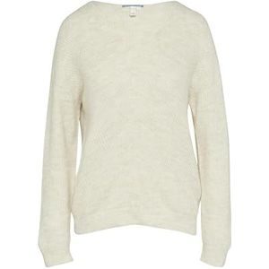 Gebreid - Effen - V-hals - Lange Mouw - Losse Pasvorm - Knitwear