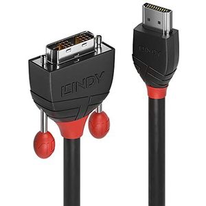 LINDY 36274 5m HDMI naar DVI-kabel, Black Line